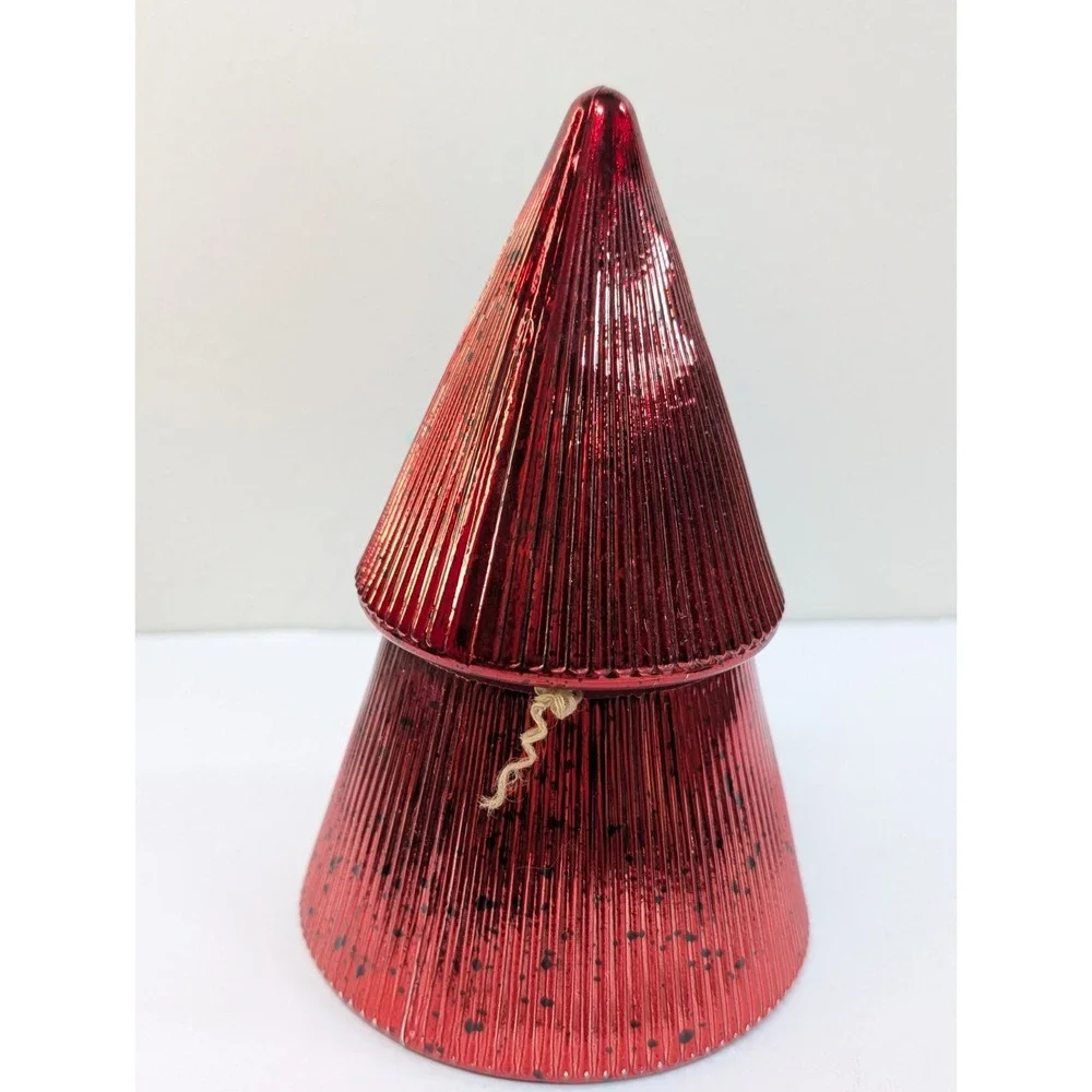 The Smell‎ of Christmas Red Tree Candle New